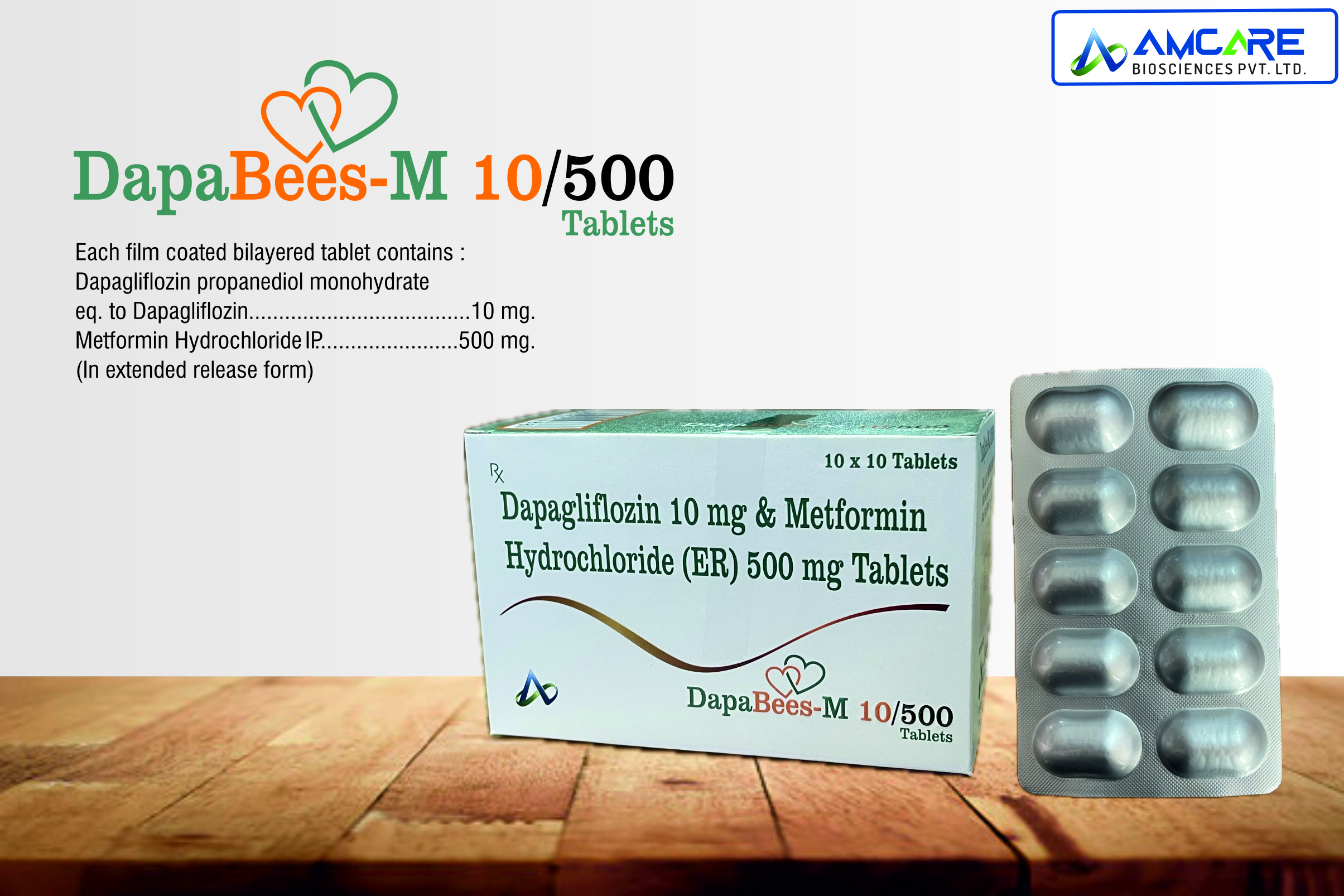 DAPABEES M 10+500 - Amcare Biosciences
