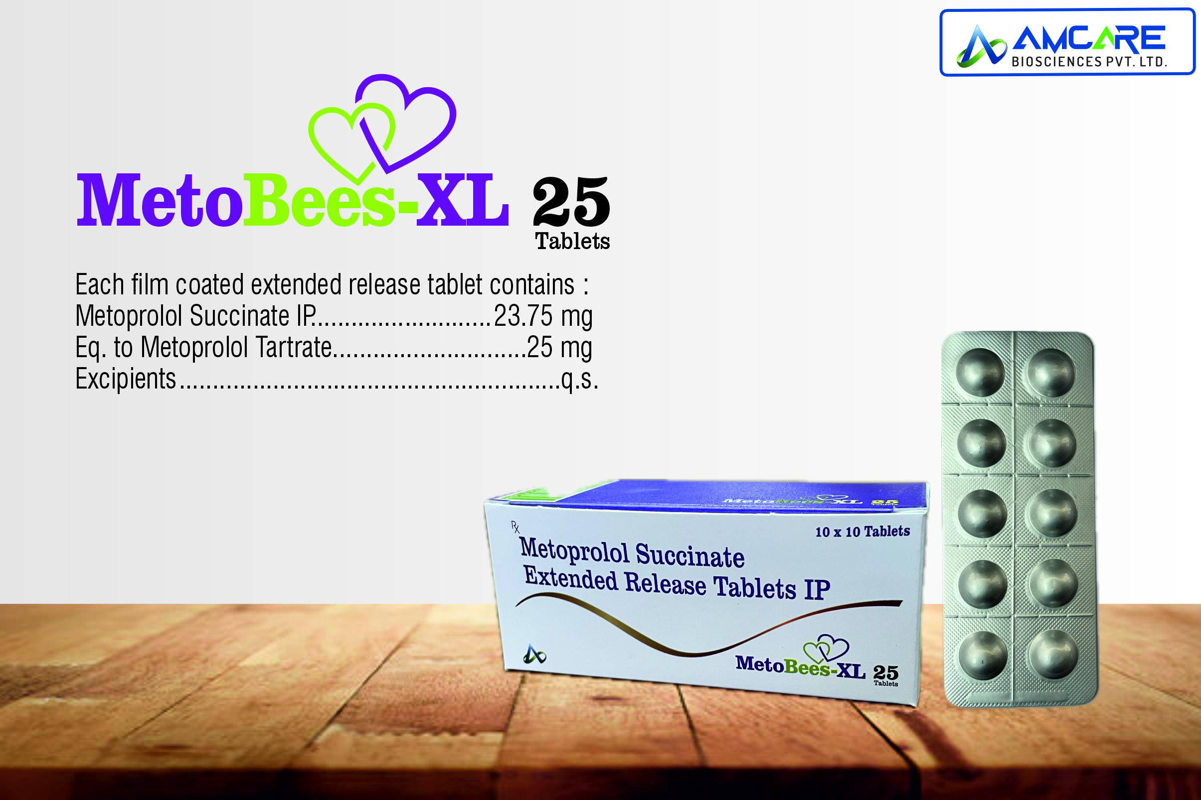 METOBEES XL 25 - Amcare Biosciences