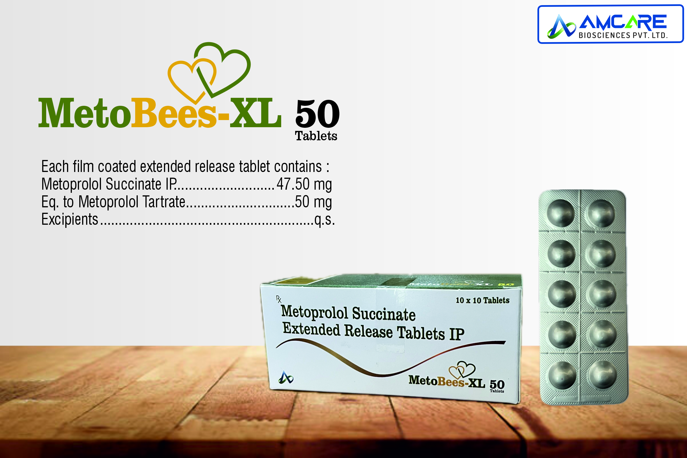 METOBEES XL 50 - Amcare Biosciences