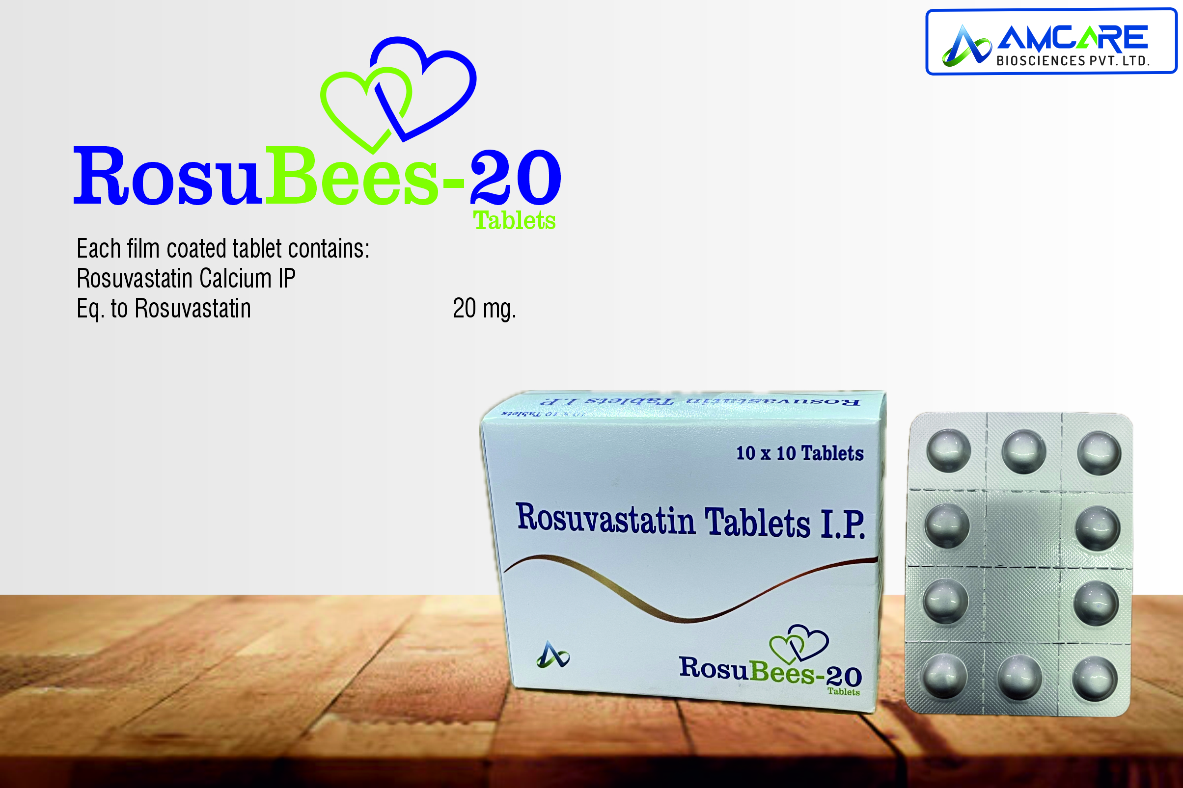 ROSUBEES-20 - Amcare Biosciences