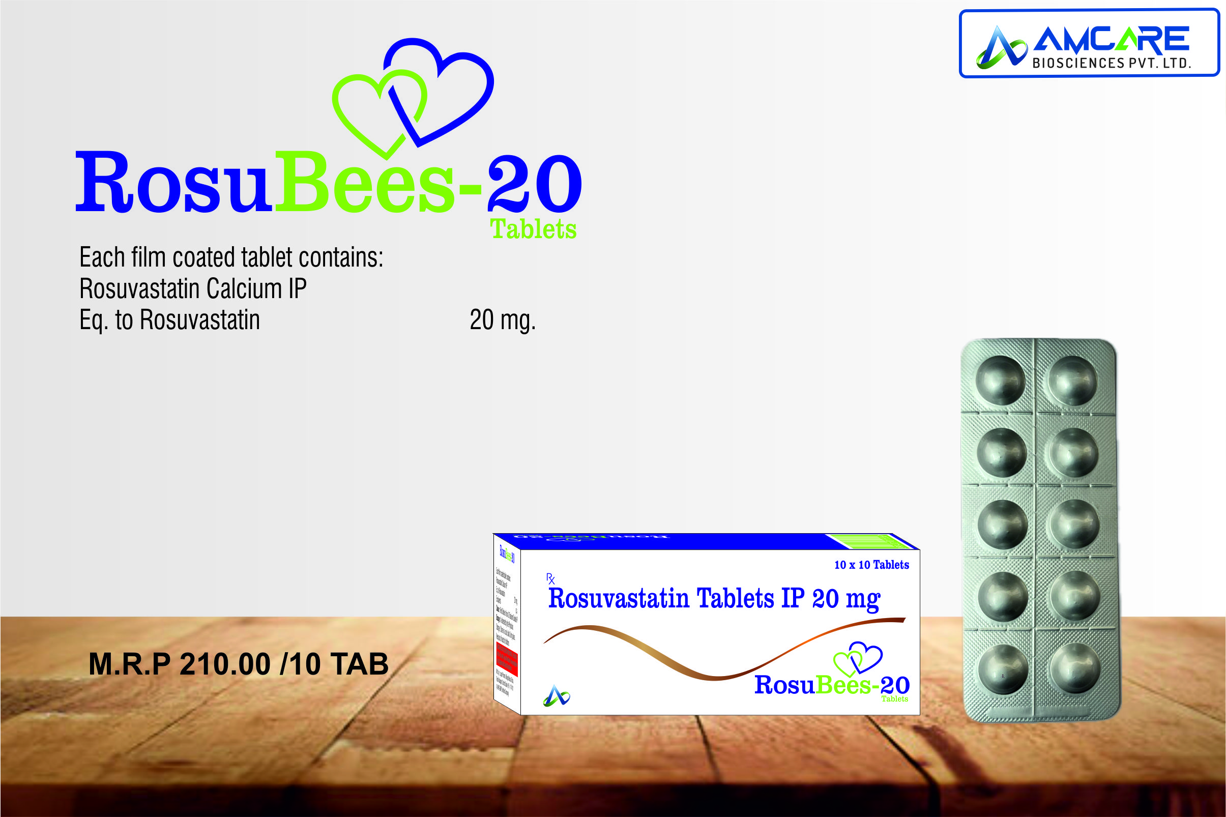 ROSUBEES-20 TABLETS