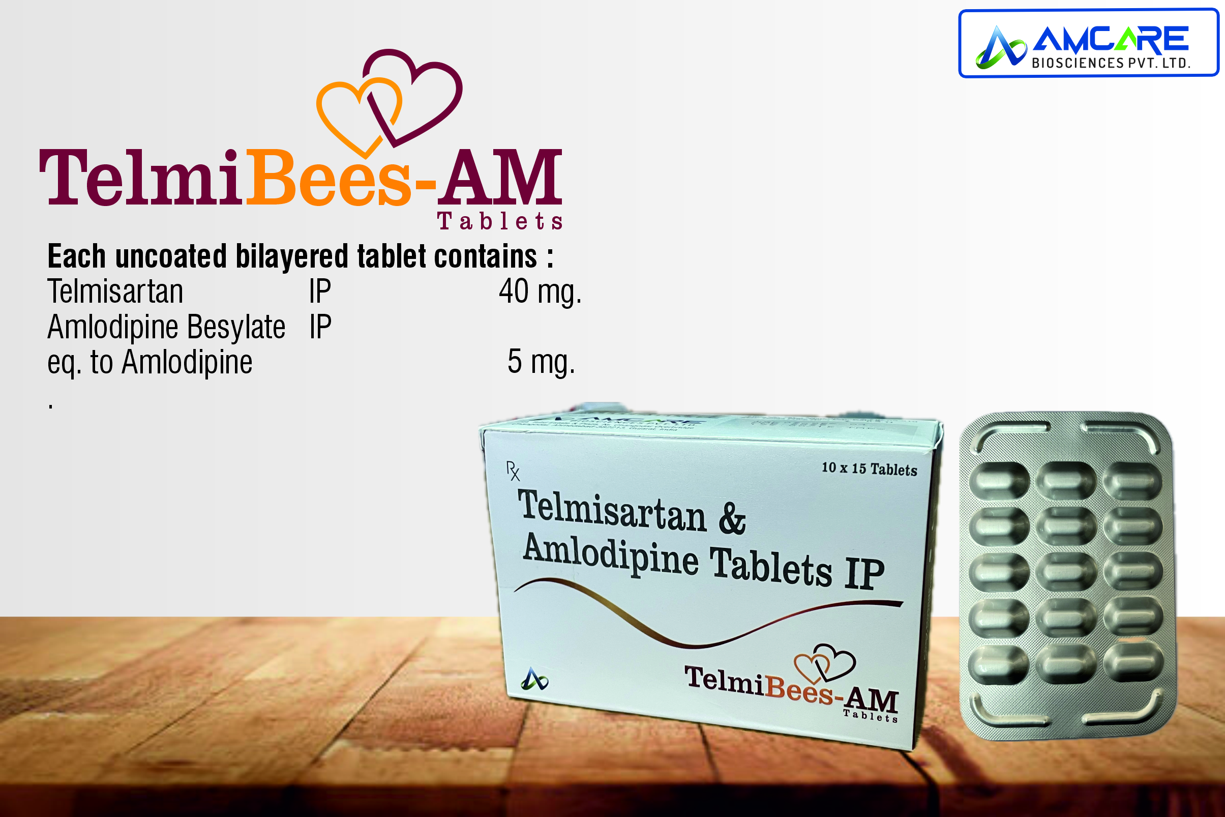 TELMIBEES AM - Amcare Biosciences