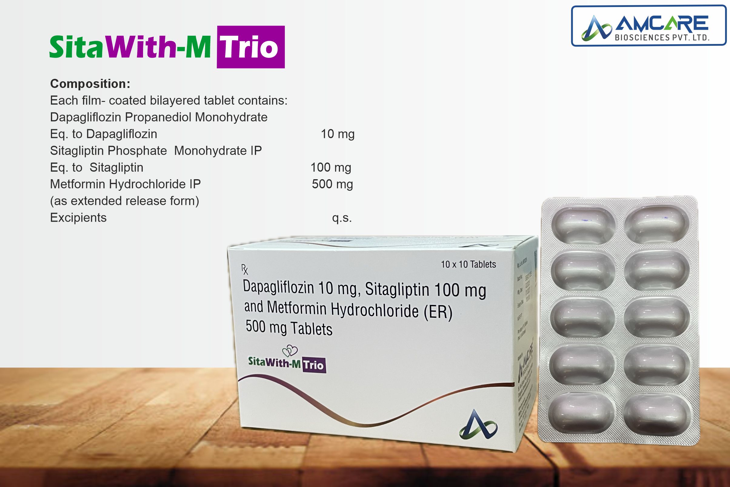 SITAWITH M TRIO - Amcare Biosciences