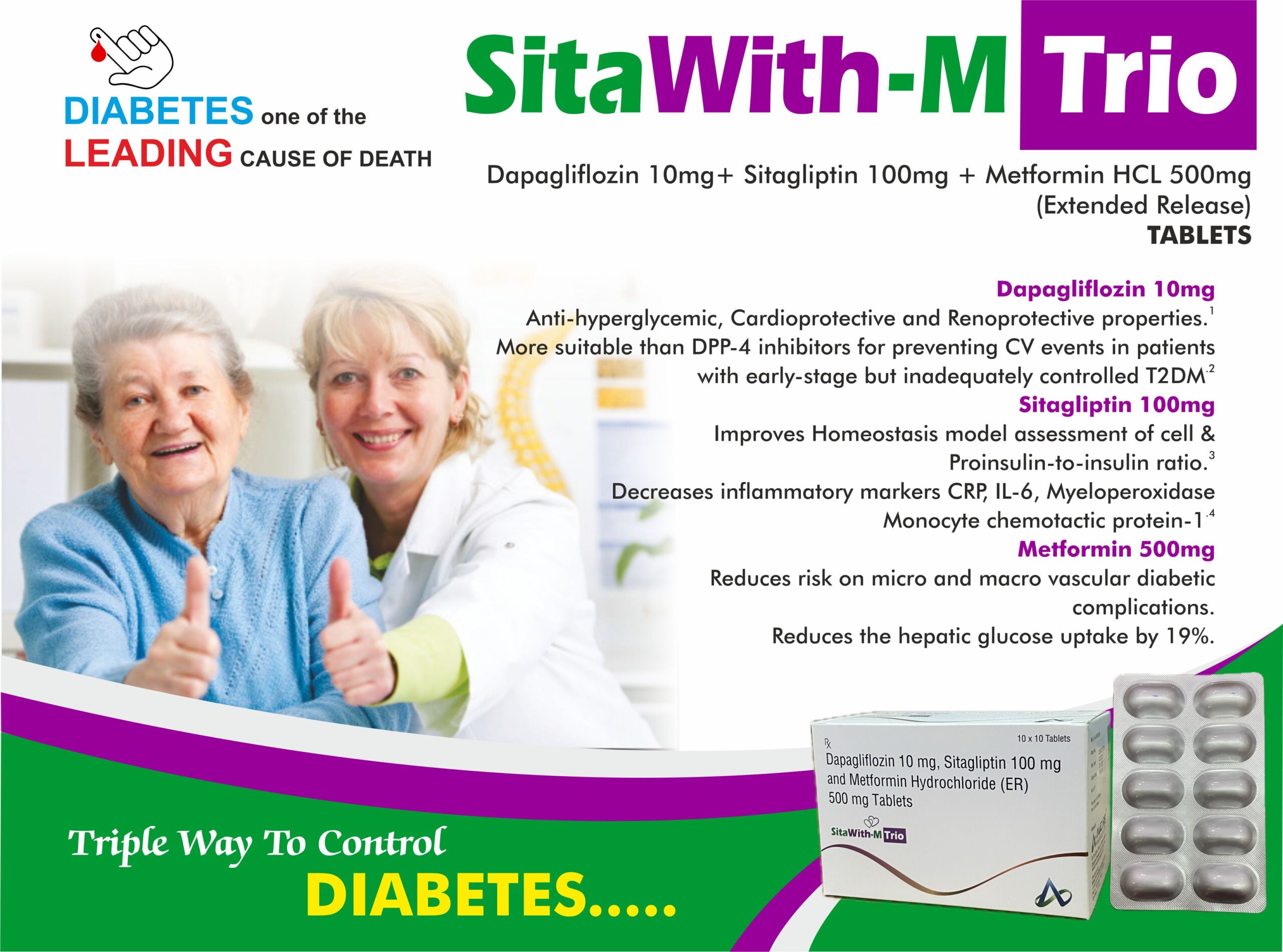 SITAWITH M TRIO - Amcare Biosciences