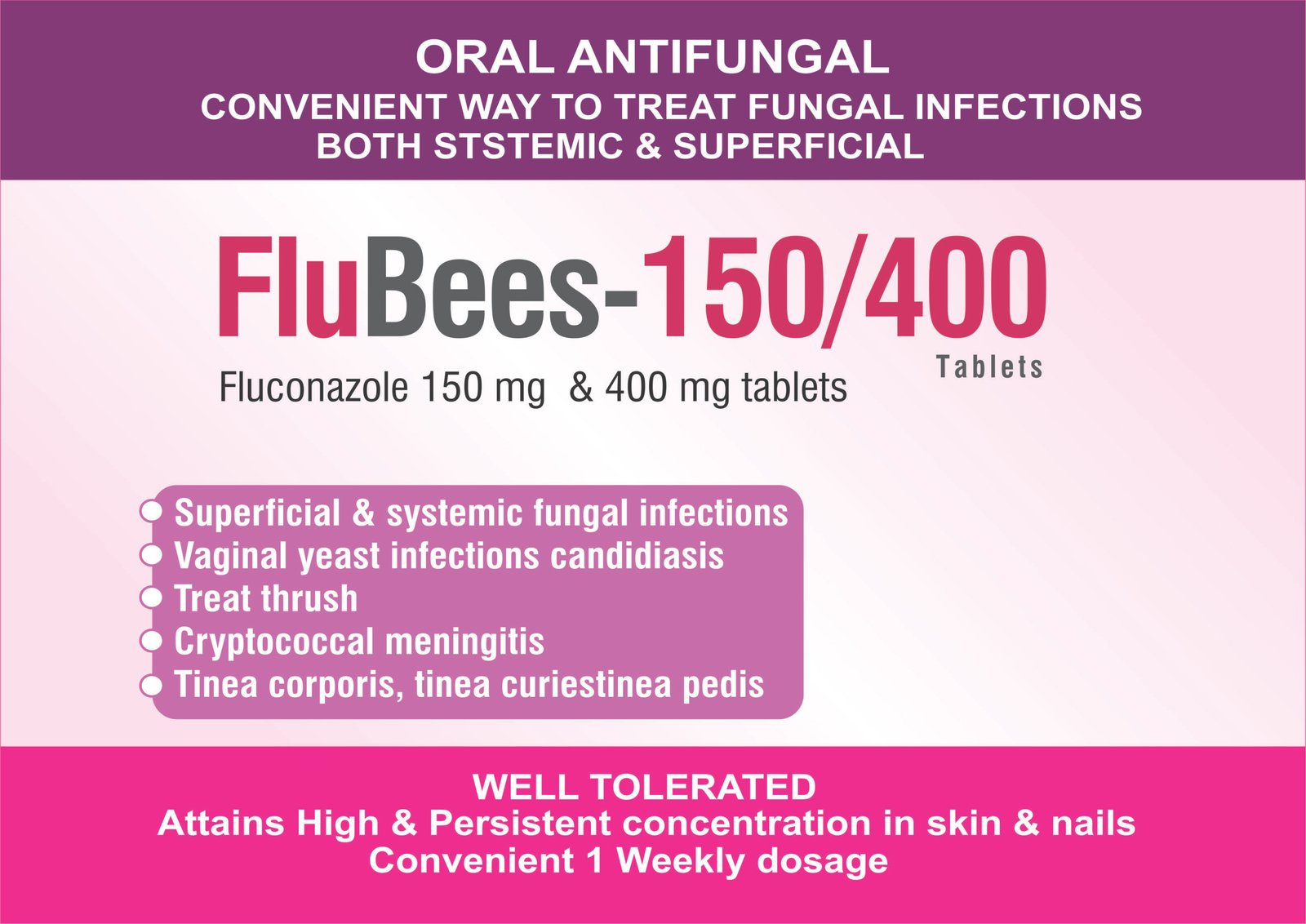 FLUBEES-150 Tablets | Fluconazole 150 mg FLUBEES-400 Tablets | Fluconazole 400 mg