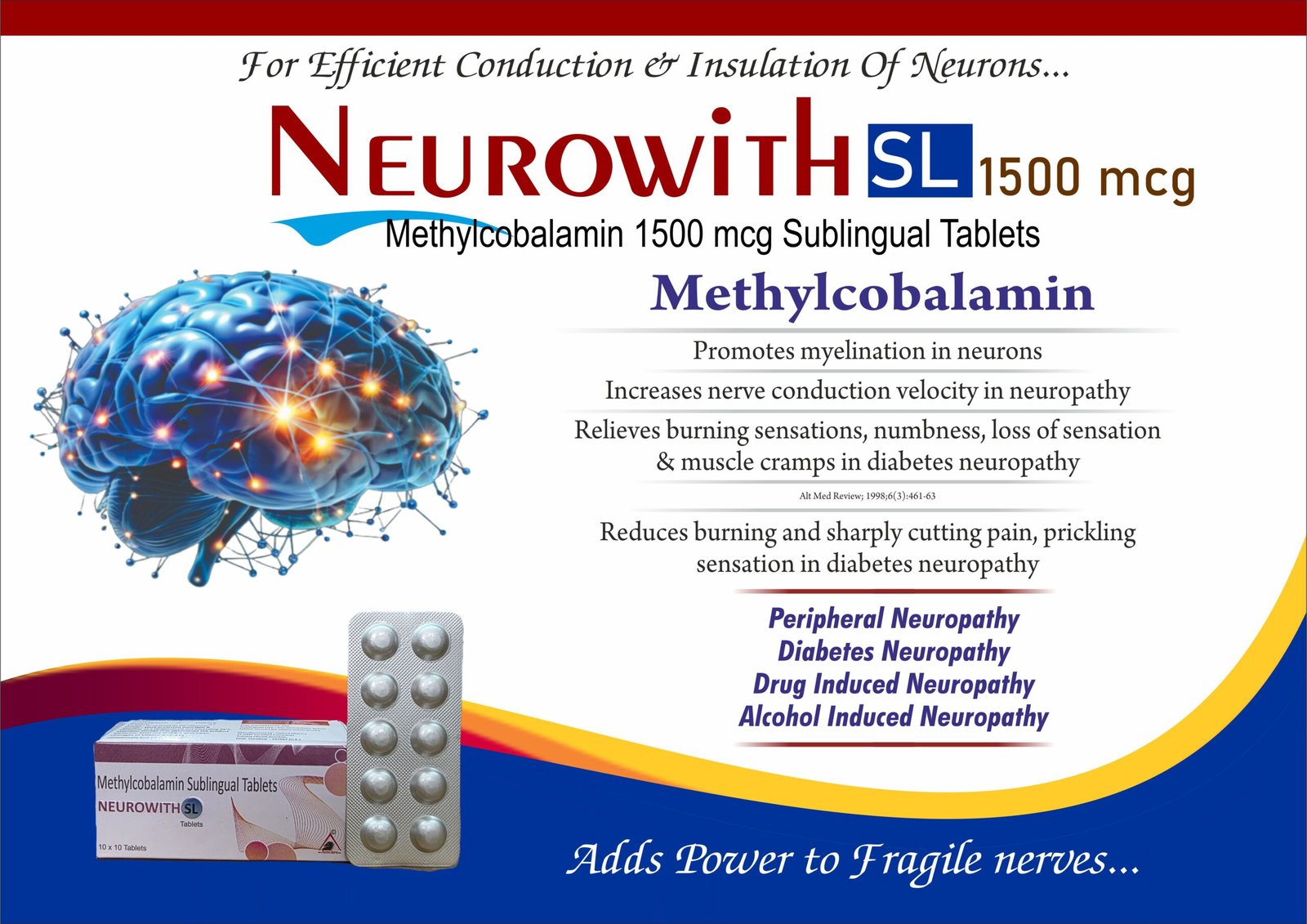 NEUROWITH SL Tablets – Methylcobalamin 1500 mcg