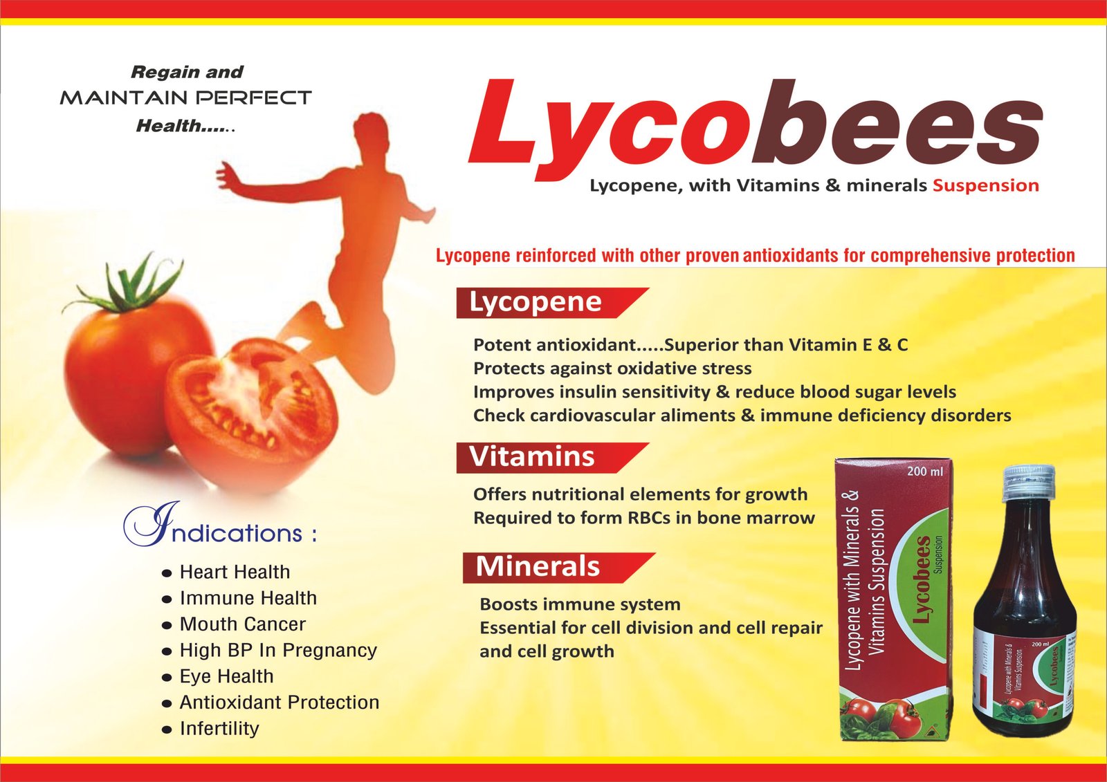 LYCOBEES Suspension – Lycopene, Vitamins & Minerals