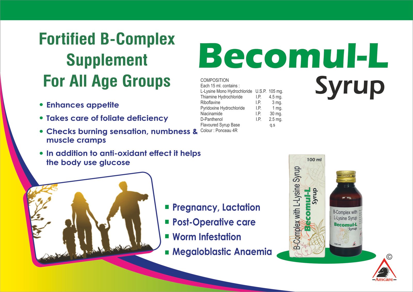 Becomul-L Syrup – B-Complex with L-Lysine
