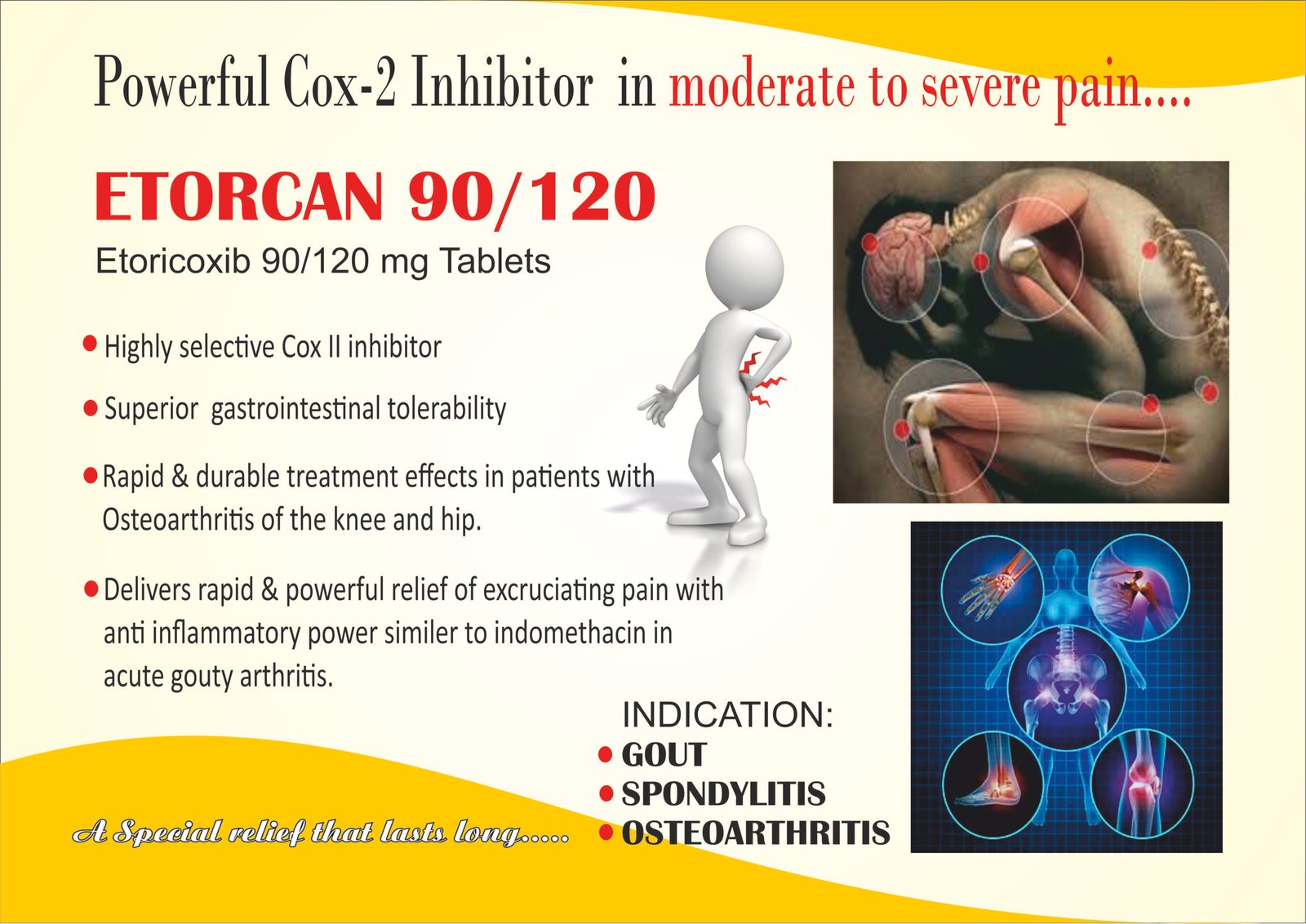 ETORCAN-90 Tablets – Etoricoxib 90 mg | Amcare Pharmaceuticals