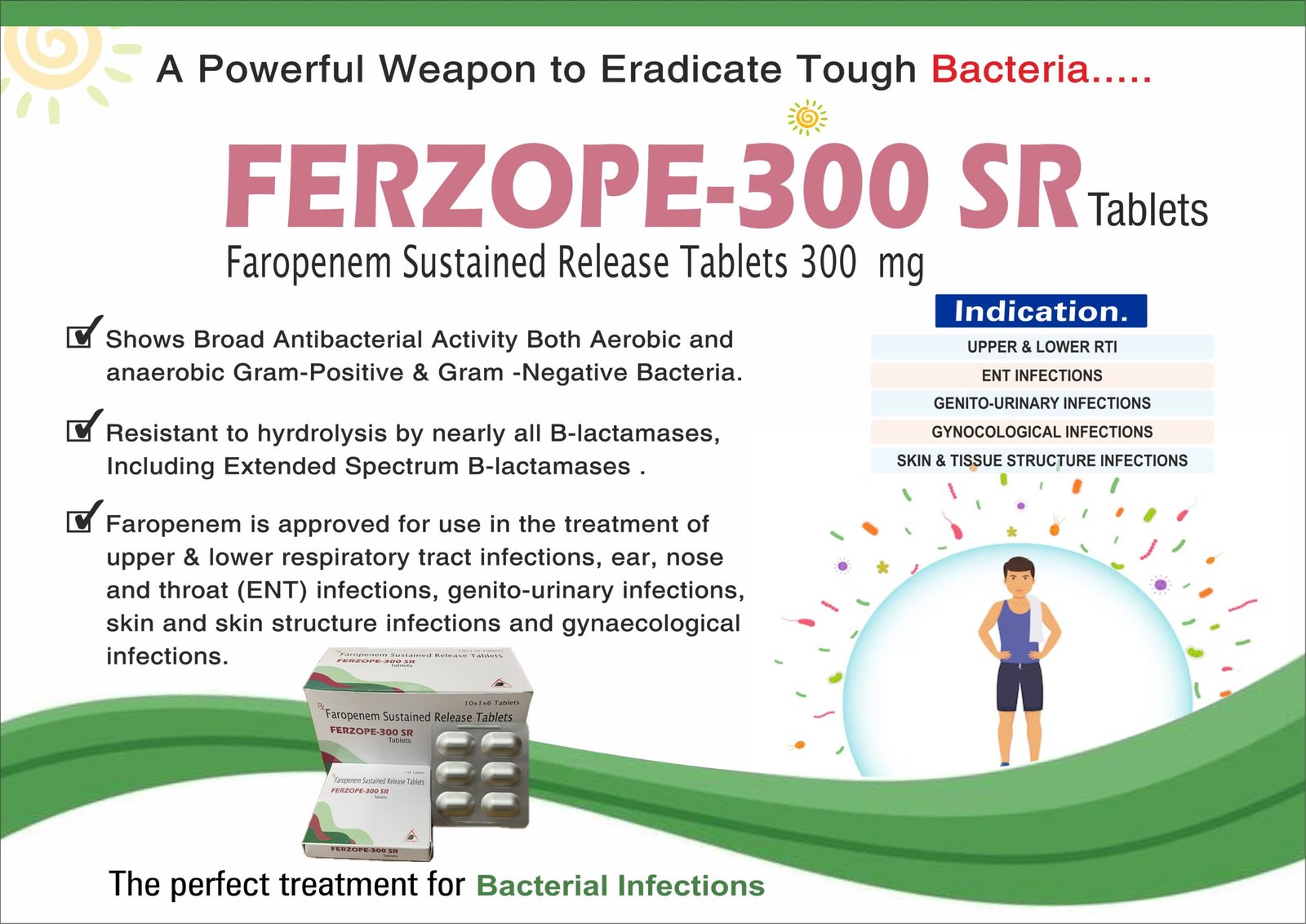 FERZOPE-300 SR – Faropenem 300 mg SR Tablets