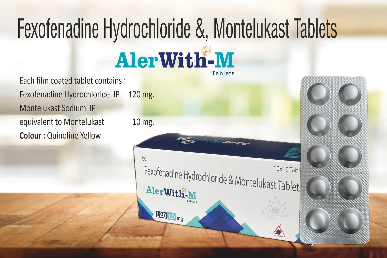 ALERWITH-M Tablets | Fexofenadine + Montelukast