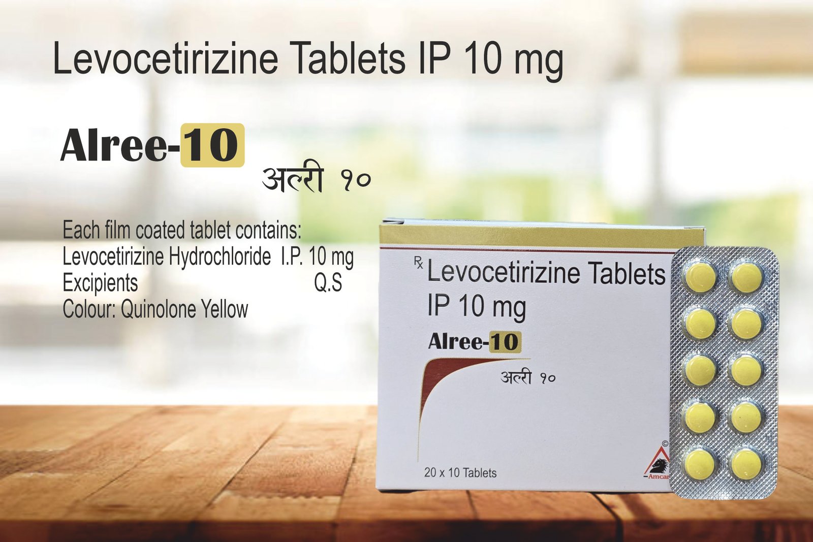 ALREE-10 Tablets | Levocetirizine 10 mg