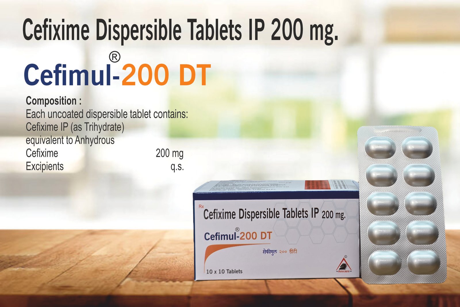 Cefimul-200 DT | Cefixime 200 mg Dispersible Tablets