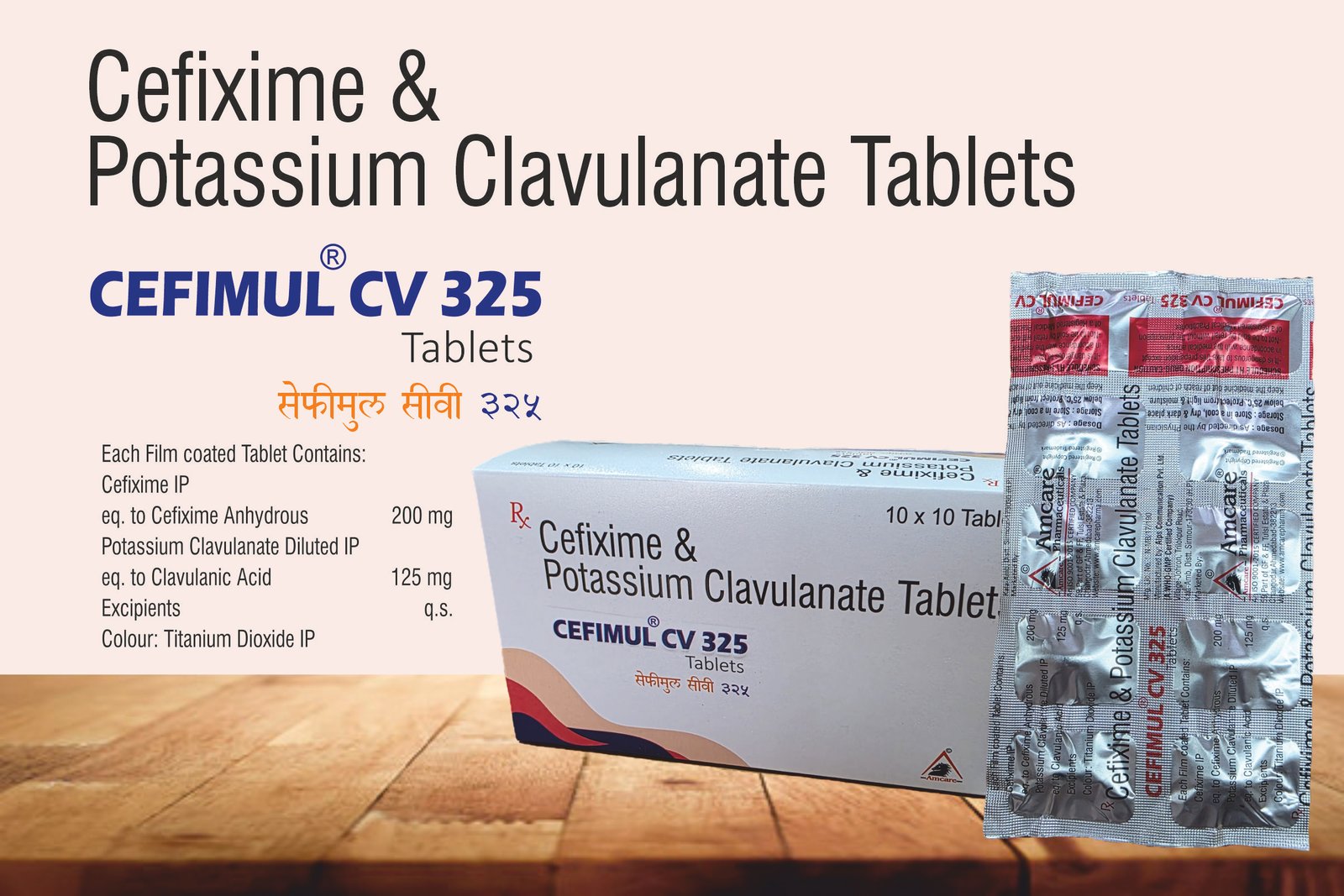 Cefimul-CV 325 | Cefixime 200 mg + Clavulanic Acid 125 mg