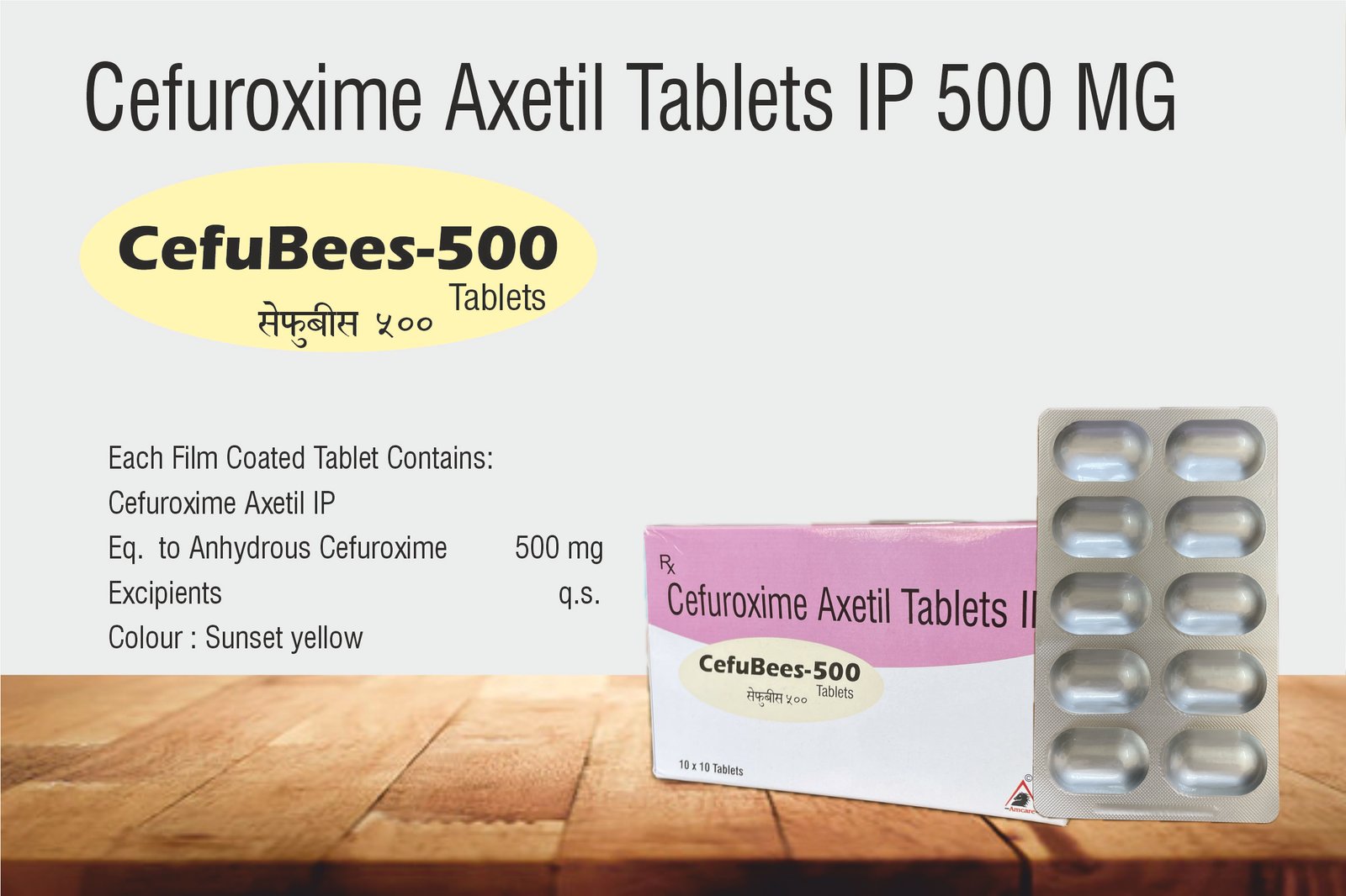 CefuBees-500 | Cefuroxime Axetil 500 mg Tablets