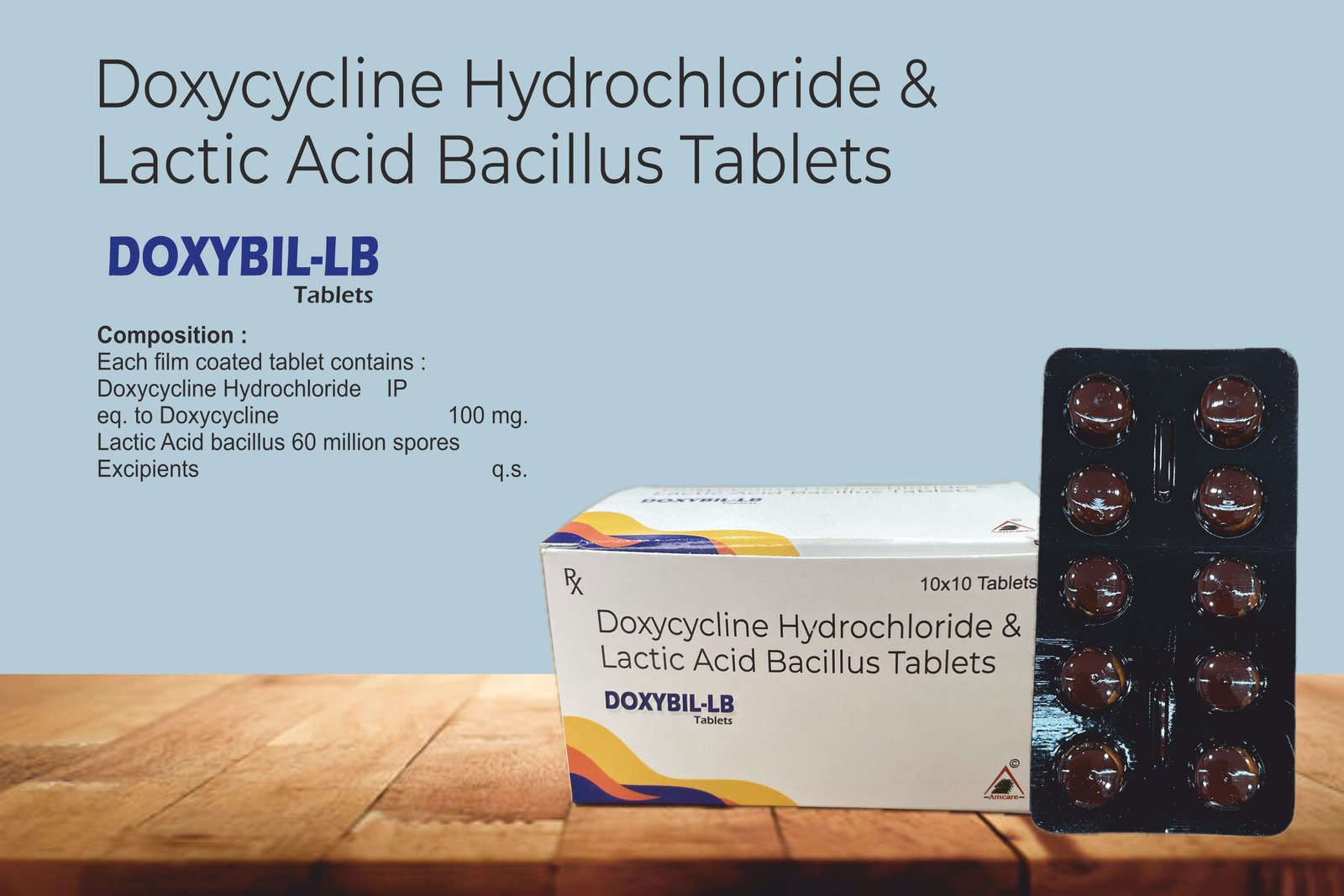 DOXYBIL-LB – Doxycycline 100 mg + Lactic Acid Bacillus