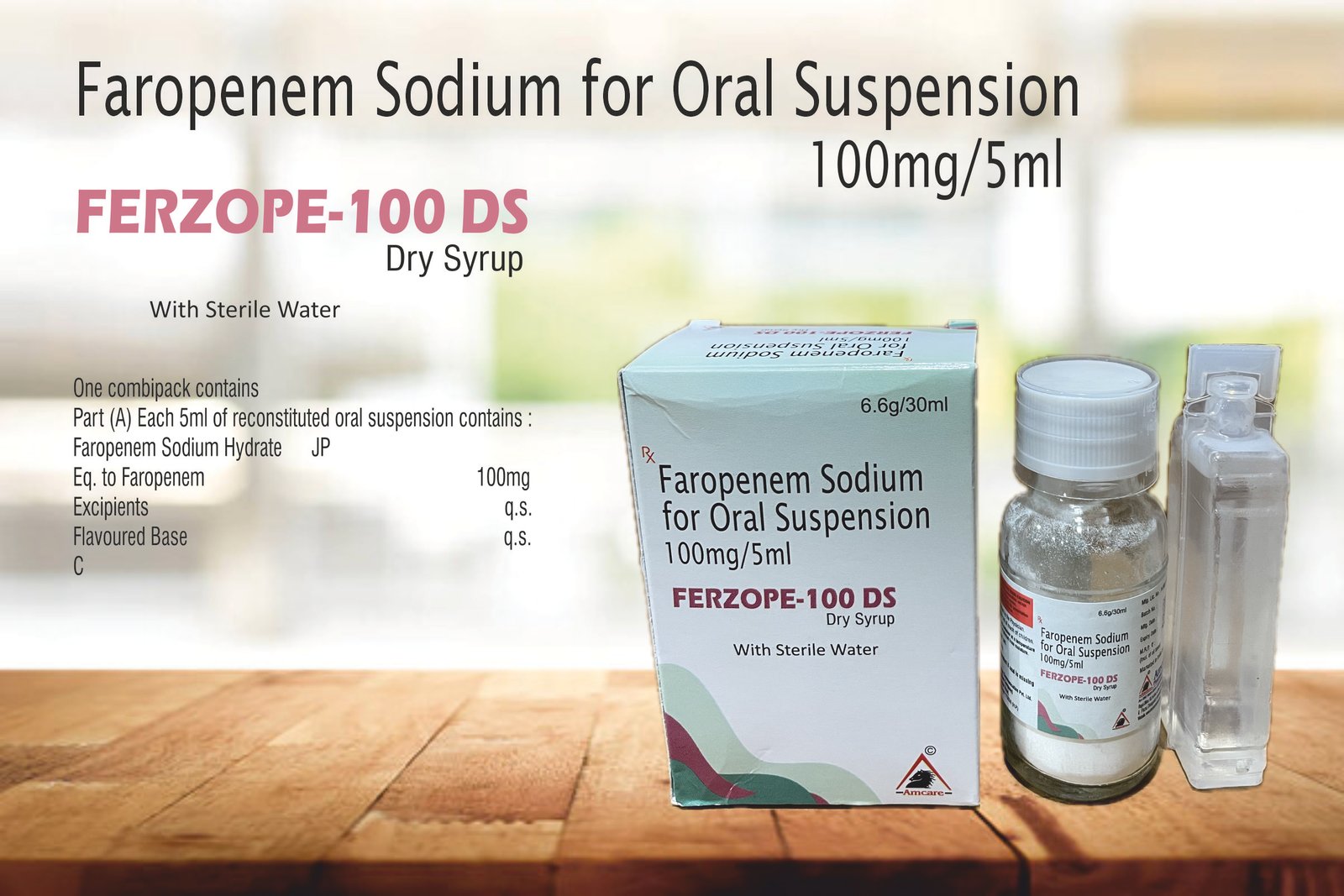 FERZOPE-100 DS – Faropenem 100 mg/5 mL