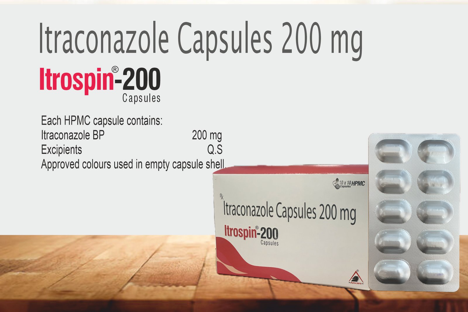 ITROSPIN-200 Capsules | Itraconazole 200 mg