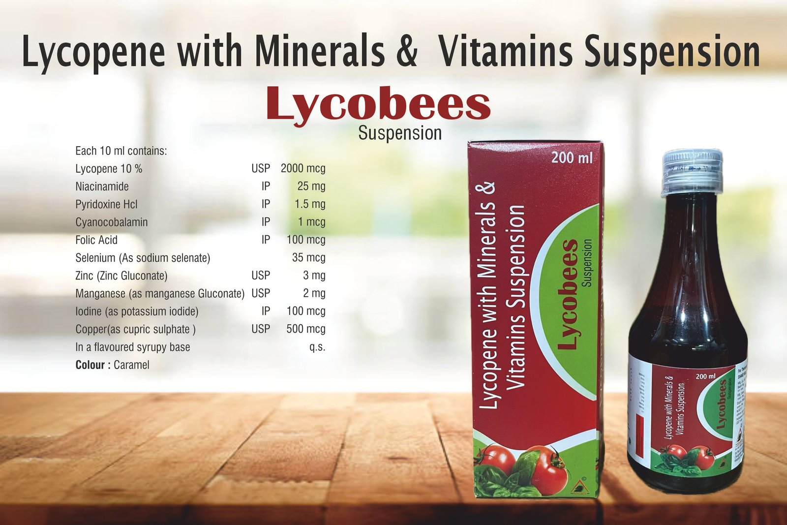 LYCOBEES Suspension – Lycopene, Vitamins & Minerals