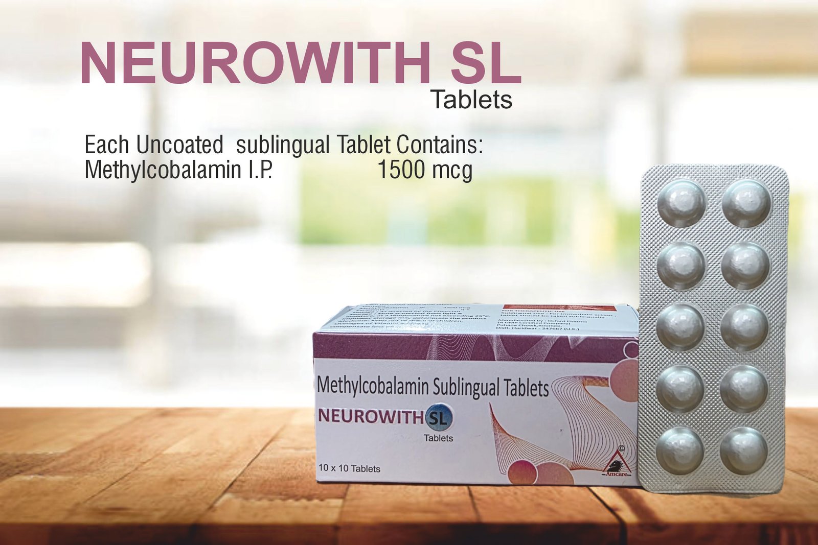 NEUROWITH SL Tablets – Methylcobalamin 1500 mcg