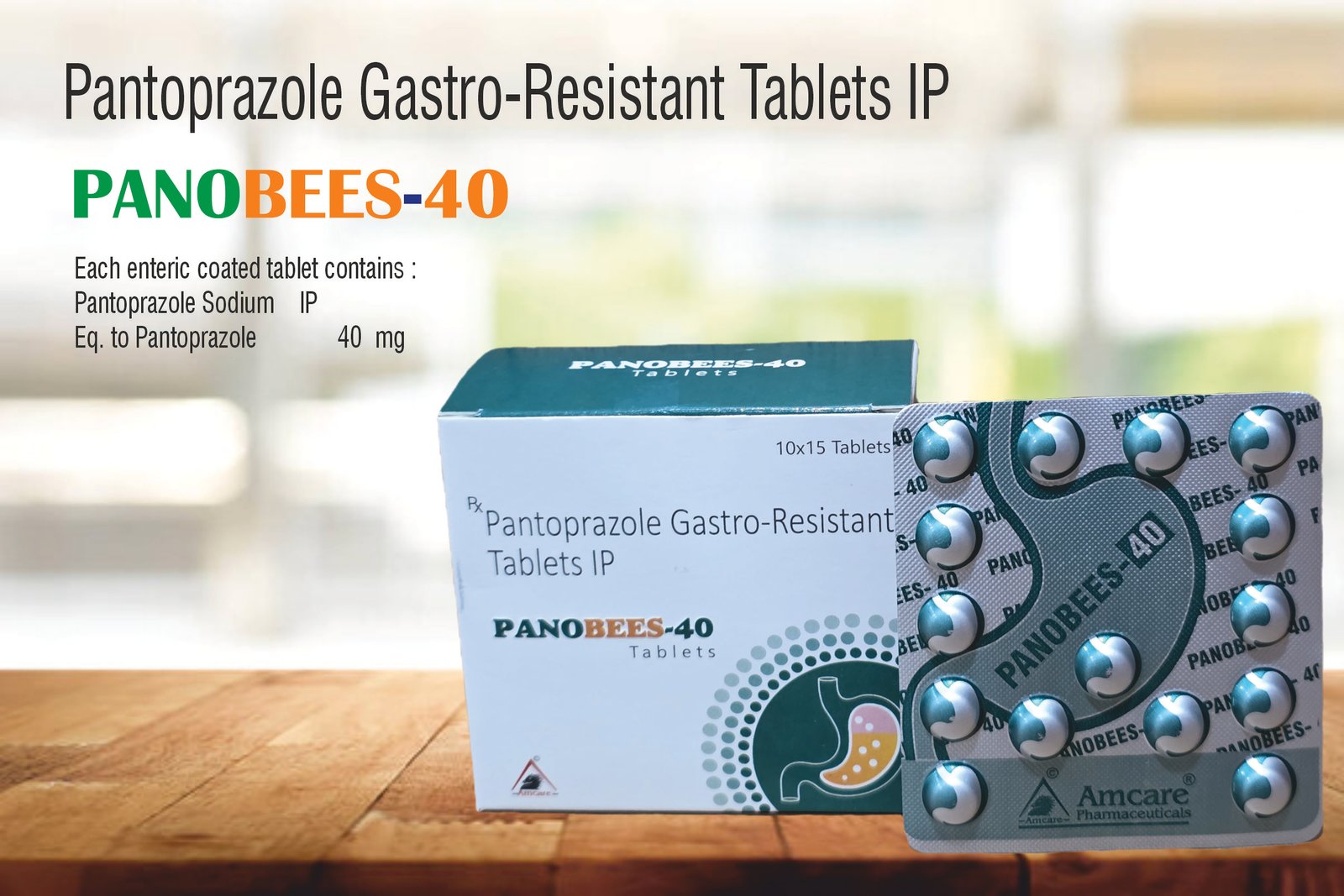 PANOBEES-40 Tablets | Pantoprazole 40 mg