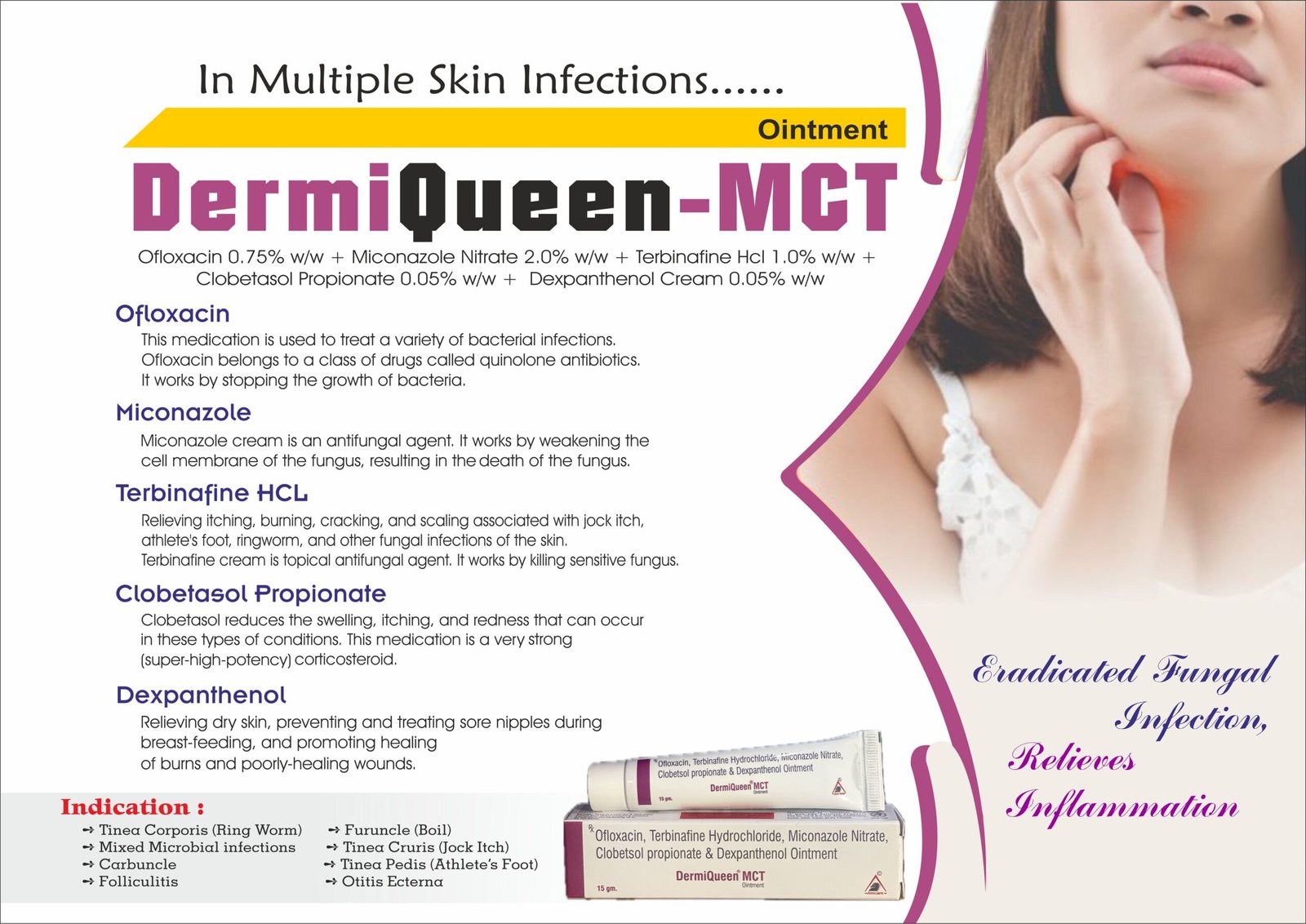 DERMIQUEEN MCT Ointment | Amcare Pharmaceuticals