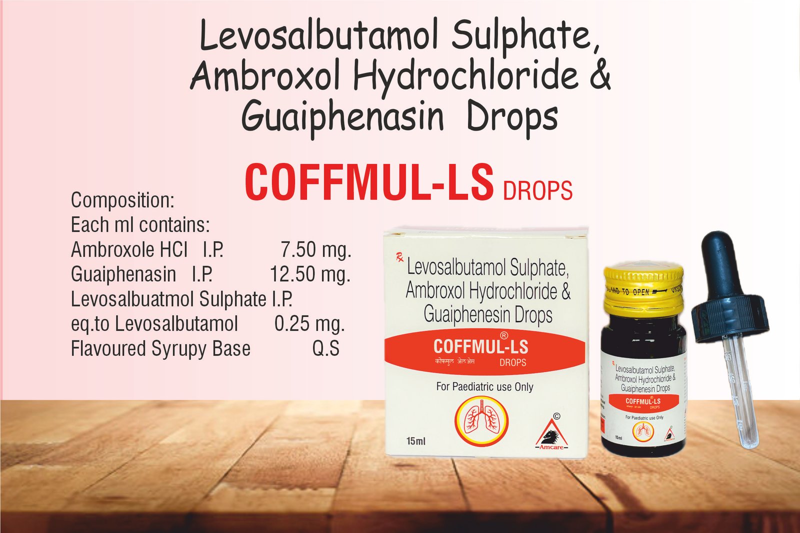 COFFMUL-LS Drops | Levosalbutamol & Ambroxol
